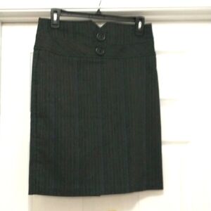 Joe Benbasset Grey Pinstripe Skirt size 9